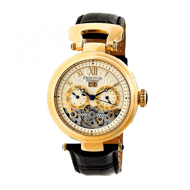 Reloj HERITOR HERHR3303 Automático para Hombre, Resistente al Agua hasta 50 m