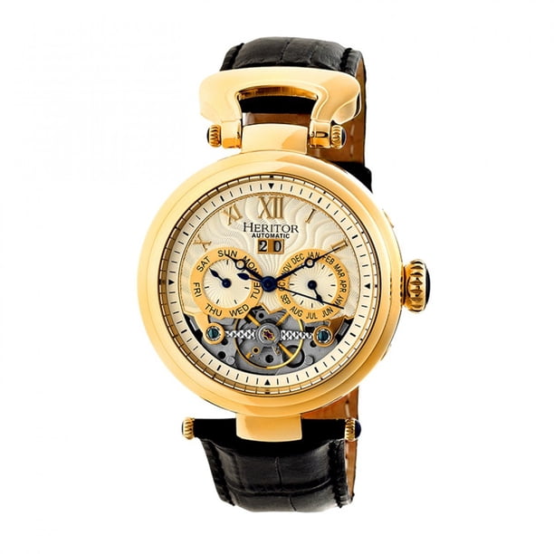 Reloj HERITOR HERHR3303 Automático para Hombre, Resistente al Agua hasta 50 m