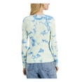 thumbnail image 2 of INC Womens Yellow Stretch Cut Out Ribbed Printed Long Sleeve Jewel Neck Sweater XL, 2 of 4