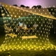 thumbnail image 5 of Luces de red LED de 6 x 4 m y 220 V para exteriores, red solar de malla para envolver árboles, cadena de luces solares para ventanas, paredes, jardines, vallas, decoración, 5 of 5