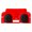 Red, variant on Universally Rolling Wheel Kneeling Pad Knee Creepers For Car Repair Gardening And Cleaning With Thick Cushion