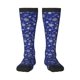 thumbnail image 1 of Balery Golden Snowflakes Royal Blue Calcetines novedosos Calcetines deportivos Calcetines hasta la rodilla Calcetines de algodón Calcetines originales y geniales, 1 of 6