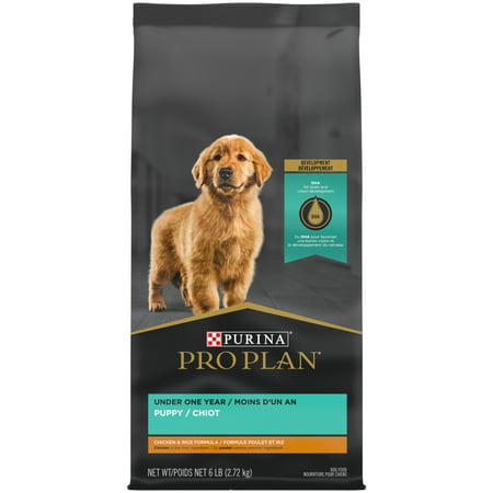 Purina Pro Plan Puppy Dry Dog Food for Puppies Chicken Rice, 6 lb Bag