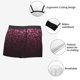 thumbnail image 3 of Balery Pink Glitter Sparkles A Calzoncillos bóxer para hombre, ropa interior de algodón suave y transpirable con cinturilla de nailon-Small, 3 of 5