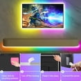 thumbnail image 4 of Gostoto TV RGB LED Backlight with Music Sync, Bluetooth APP Control TV LED Strip Lights USB Powered for Bedroom, 4 of 7