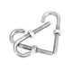 thumbnail image 3 of Anchor Bolts QWORK Steel J-Bolt 5/16 x 3 con tuerca, paquete de 10, 3 of 8