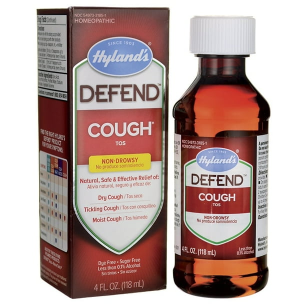Hyland's Defend Cough NonDrowsy 4 fl oz Liquid