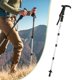 thumbnail image 1 of Bastones de trekking para senderismo, accesorios ligeros para todo terreno, senderismo y acampada. plata, 1 of 8