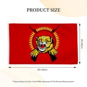 Tamil Eelam Puli Kodi Flags Polyester 3x5 FT banner