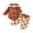 Brown, variant on Cjfdfy Newborn Baby Girl Thanksgiving Fall Outfit Turkey Long Sleeve Romper Print Pants and Bow Headband 3pcs Infant Cute My First Thanksgiving Fall Winter Outfits 0-18M