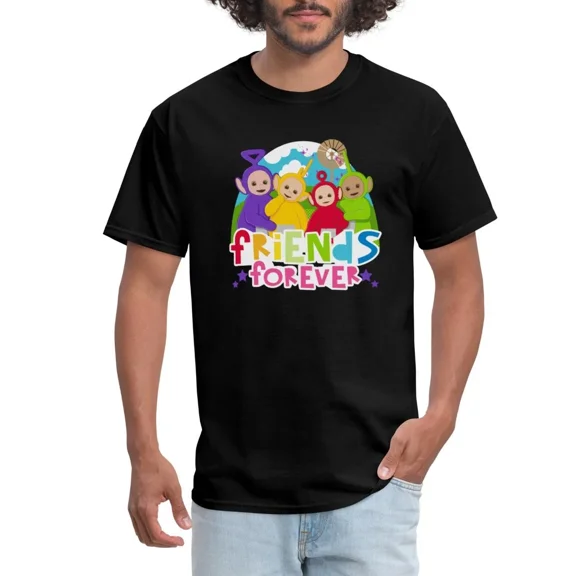 Cute Teletubby Friends Forever Wholesome Friendship Vibe Unisex T-Shirt up to size 5XL