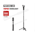thumbnail image 4 of 2000 Lumens Rechargeable LED Tripod Work Light with Adjustable Stand, IP65 Waterproof, 4 of 7