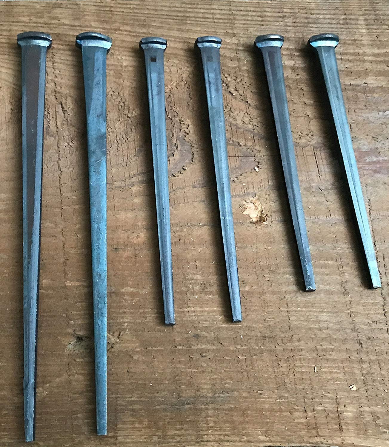 5 5.5"- STEEL SQUARE COMMON ROSEHEAD STANDARD-50d Nails 25-Nails