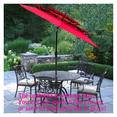 thumbnail image 2 of 9Ft 3-Tiers Outdoor Patio Umbrella with Crank and tilt and Wind Vents for Garden Deck Backyard Pool Shade Outside Deck Swimming Pool, 2 of 4