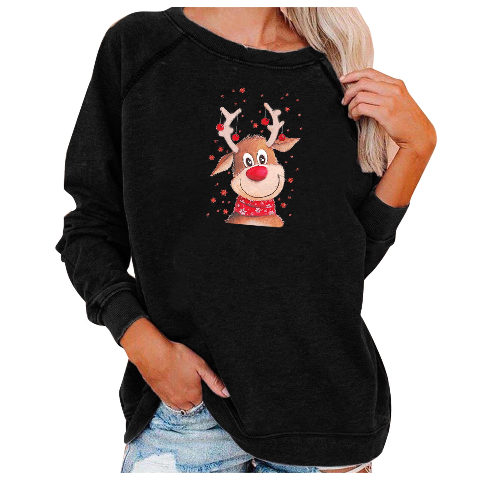 Womens Tops Dressy Casual Christmas 