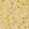 thumbnail image 1 of Ahgly Company Tapis d'Intérieur Lavable en Machine Carré Jaune Transitionnel, 5 Pieds Carré, 1 of 7