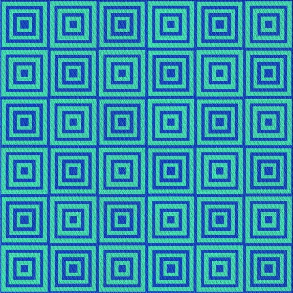 Ahgly Company Machine Washable Indoor Square Transitional Medium Spring Green Area Rugs, 7' Square