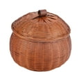 thumbnail image 3 of Boîte de Rangement Ronde en Rotin Plateau de Service pour Magasins Alimentaires Maison Restaurant L, 3 of 8