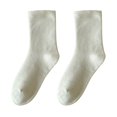 thumbnail image 2 of Tittly Slouch Socks Grip Socks Women Thin Cotton Socks Soft Cotton Bootie Socks Women Above Ankle Crew Socks Cotton Socks Hats for Men Beige A, 2 of 4