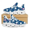 thumbnail image 1 of Yikeluo Zapatillas deportivas con estampado de dientes de dibujos animados para mujer, zapatos de malla para dentista, ligeros e informales, para playa y verano, 1 of 6