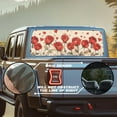thumbnail image 2 of SEANATIVE Pickup Truck Rear Window Decal Universal Rear Window Decal for Pickup Trucks SUVs, Valentine's Day Vinyl Graphic Film Car Decorations, Red Rose Heart-shaped Beige, 2 of 7