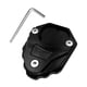thumbnail image 3 of Placa de extensión para soporte de pata de cabra con llave para C400GT C400x 2019-2021 Negro, 3 of 9