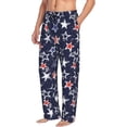 thumbnail image 6 of Sikiie USA Stars Pajama Pants Men, PJ Bottoms, Sleep & Lounge Pants-Small, 6 of 6