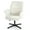 Off-White, variant on Homy Casa Swivel Dining Chair, Adjustable Height Accent Chair for Kitchen Dining Room, Off-White