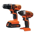 thumbnail image 1 of BLACK+DECKER Perceuse Sans Fil 20V MAX et Perceuse à Impact, Kit d'Outils Électriques avec Batterie et Chargeur (BD2KITCDDI), 1 of 10