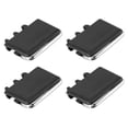 thumbnail image 2 of Uposao 4Pcs/Set Black Auto Air Conditioning A/C Vent Blade Slice Clip Kit Compatible for Toyota Corolla, 2 of 10
