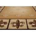 thumbnail image 2 of United Weavers China Garden Area Rug 050-33697 Fleur De Lys Linen Fleur De Lis Border, 2 of 3