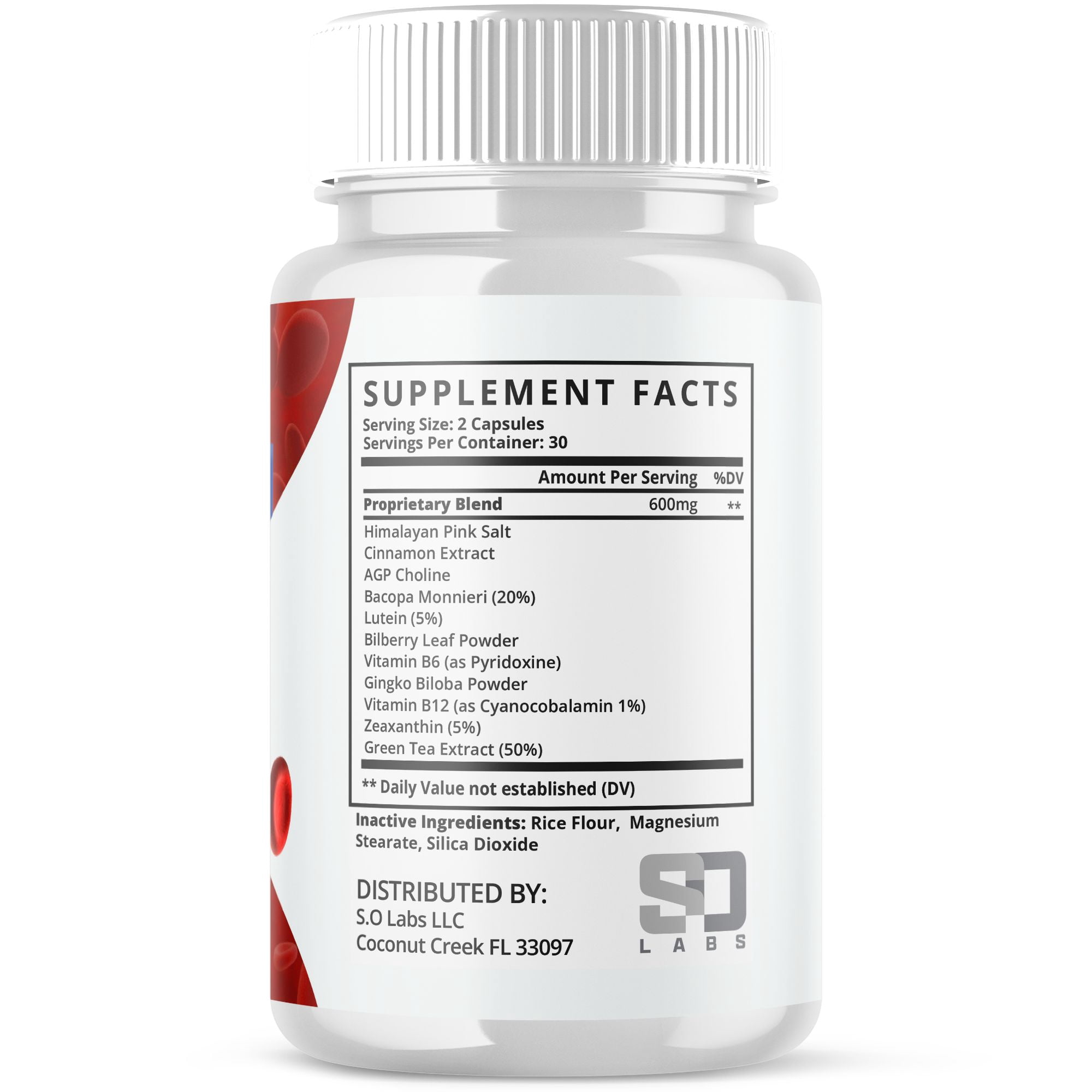 Gluco Defense 7 Blood Balance Support Pills Advanced Formula Vitamin Supplement 120 Capsules