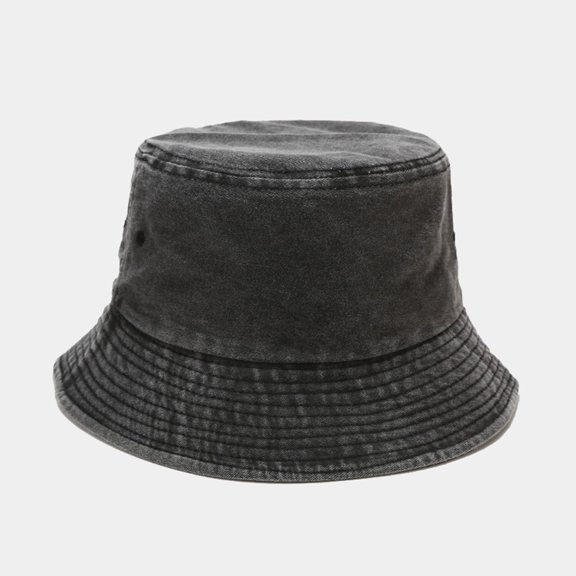 Washed Fishing Hat for Women Men Solid Color Retro Fisherman's Hat Trendy Outdoor Sun Protection Hat Basin Hat Simple Sunshade Hat Casual Fishing Hat Sports Hat 1PC 2026 Sales Under $1