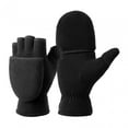 thumbnail image 2 of Guantes de invierno sin s guantes con tapa de invierno aislamiento cálido hombres mujeres Convertible Flip Top para correr deportes al XS, 2 of 8
