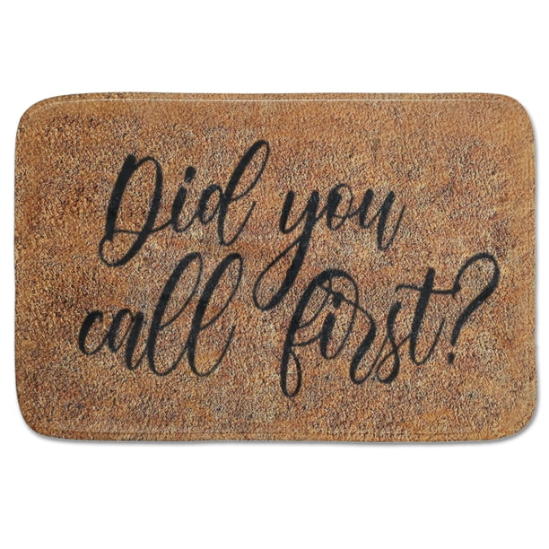 Muyoka Felpudo de bienvenida Alfombra de entrada Puerta de baño Alfombra de entrada Alfombra antideslizante Alfombras de piso para cocina Dormitorio Sala de estar Decoración de la puerta Decoración de Muyoka Hogar