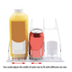 thumbnail image 4 of Organizador de bebidas para refrigerador, color blanco, con deslizador automático, dispensador de refrescos para refrigerador, capacidad para hasta 15 latas, 4 of 7