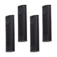 thumbnail image 4 of BRIGHTFUFU 4pcs Silicona Pot Handle Holder Cubierta resistente al calor antideslizante Potholder Handle Sleeve (Negro), 4 of 7