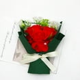 thumbnail image 4 of SeekLGT Single Preserved Rose Bouquet Real Lasting Flower Mini Handheld Eternal Rose with Ribbon for Anniversary Valentine Wedding Souvenir, 4 of 4