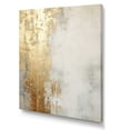 thumbnail image 2 of Designart "Abstract River In Minimal Gold And Beige III" Northern Lights Canvas Art Print, 2 of 7