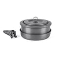 thumbnail image 4 of 5 PCS Hard Anodized Aluminum Alloy Pots Pans Set Solid, 4 of 8