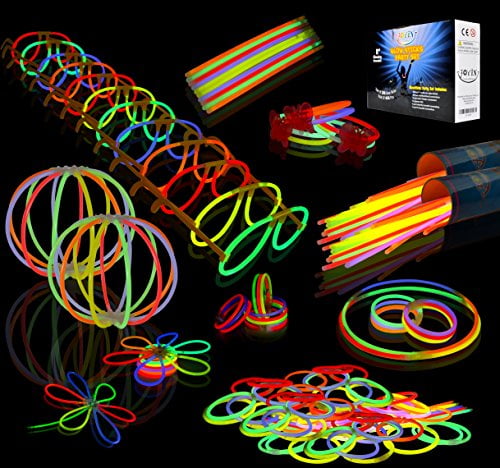 Glow Necklaces Bracelets Kids 400 Pack 8 in The Dark Party Supplies Light Sticks Bravobeauty Inifty Glow Sticks Bulk Party Favors 400 Pack
