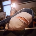 thumbnail image 4 of 80/100/140cm Giant Shark skin Plush Toy Soft Plush Shark Skin Semi-finished Coat Fish Pillow Toys Dolll Gift for Kids Child, 4 of 5