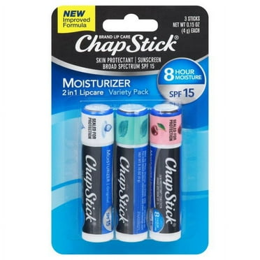 ChapStick Coffee Collection, Coffee Flavored Lip Balm, Pack of 3 Tubes ...