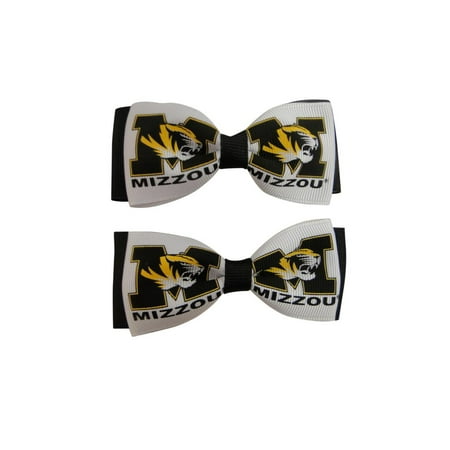 University of Missouri Hair Bow Pair