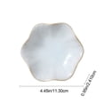 thumbnail image 3 of White Ceramic Trinket Tray, Jewelry Bowl With Leaf Shape Design, Multi-Functional Ring Dish For Keys Earrings Home Organizing, 4.33X3.54X0.98In 0.33Lb, 3 of 6