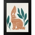 thumbnail image 2 of Allen, Kimberly 15x18 Black Modern Framed Museum Art Print Titled - Summer Hare 1, 2 of 5