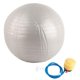 thumbnail image 1 of Pelota de ejercicios Pelota de yoga PVC para entrenamiento Pelota de Equilibrio Físico Explosiones para gimnasio en casa Acabado mate Gris 65 cm, 1 of 5
