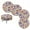 Boho Flower Colorful, variant on Jeiento Boho Mandala Flower Bar Stool Covers with Elastic Band, Green Stretchy Barstools Covers Removable Easy to Clean Round Stool Seat Covers for Dia 14-16 Inch