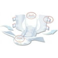 thumbnail image 5 of Seni Super Quatro Unisex Adult Incontinence Briefs with Tabs, Size Medium (30"-43"), 20 Count (2 Packs of 10), Severe Absorbency, Disposable Overnight Briefs for Men & Women, 5 of 9