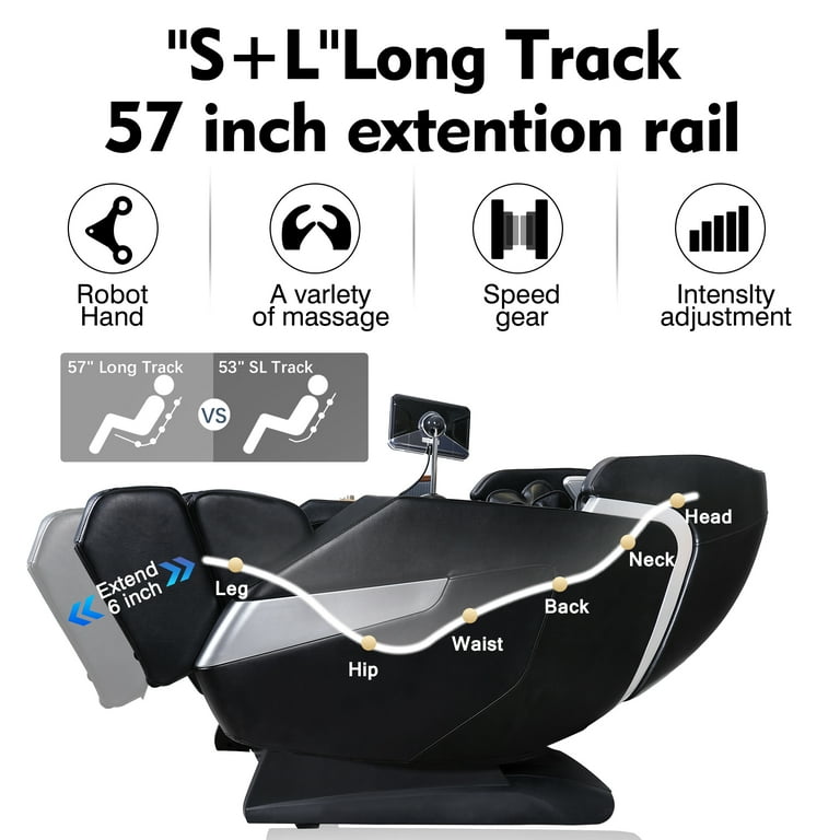 2025 Upgraded Massage Chair Full Body Zero Gravity 4D SL